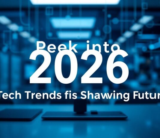 Peek into 2026: Tech Trends Reshaping Our Future Peek into 2026: Tech Trends Reshaping Our Future